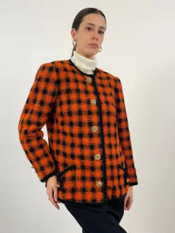 Giacca bouclè sartoriale