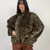 Giacca corta in pelliccia sintetica vintage