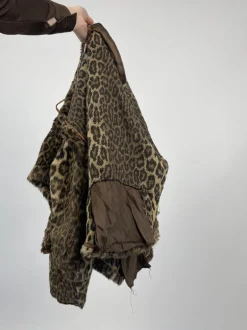 Giacca corta in pelliccia sintetica vintage