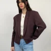 Giacca cropped doppiopetto
