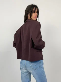 Giacca cropped doppiopetto