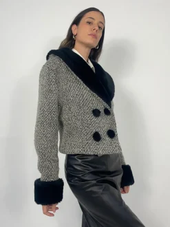 Giacca cropped vintage