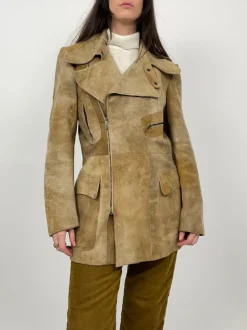 Giacca in camoscio vintage