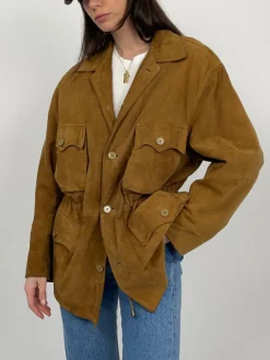 Giacca in camoscio vintage
