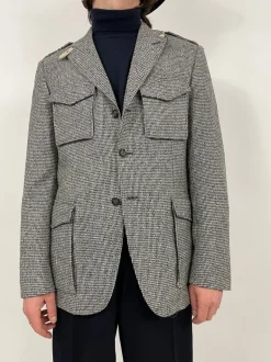 Giacca Sartoriale lana pied de poule