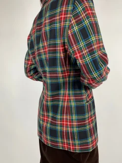 Giacca Tartan pura lana