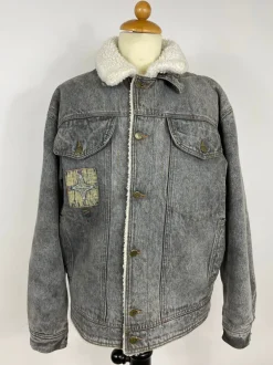 Giacca trucker sherpa vintage