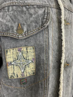 Giacca trucker sherpa vintage