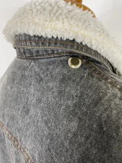Giacca trucker sherpa vintage