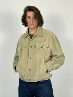 Giacca vintage in camoscio