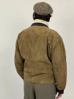 Giacca vintage in camoscio