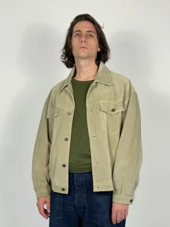 Giacca vintage in camoscio