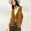 Gilet in camoscio