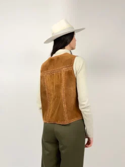 Gilet in camoscio