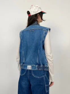 Gilet in denim anni '80