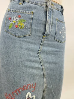 Gonna Benetton jeans 1990s