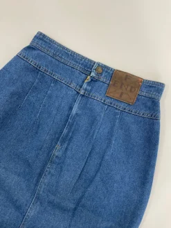 Gonna denim Fendi