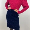 Gonna jacquard anni '80