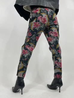 Jeans Kenzo anni '80 fantasia a fiori
