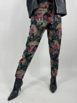 Jeans Kenzo anni '80 fantasia a fiori
