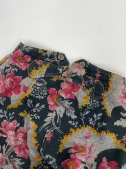 Jeans Kenzo anni '80 fantasia a fiori