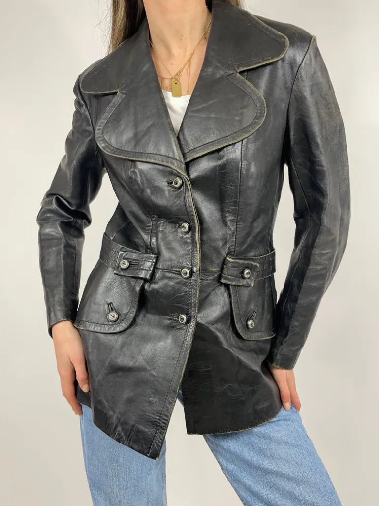 Leather jacket anni ‘60