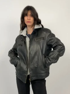 Leather jacket anni '80