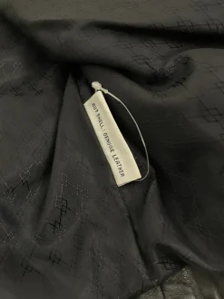 Leather jacket con frange anni '80