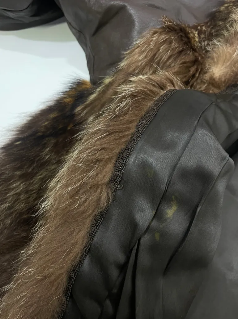 Leather Jacket con pelo sartoriale