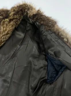 Leather Jacket con pelo sartoriale