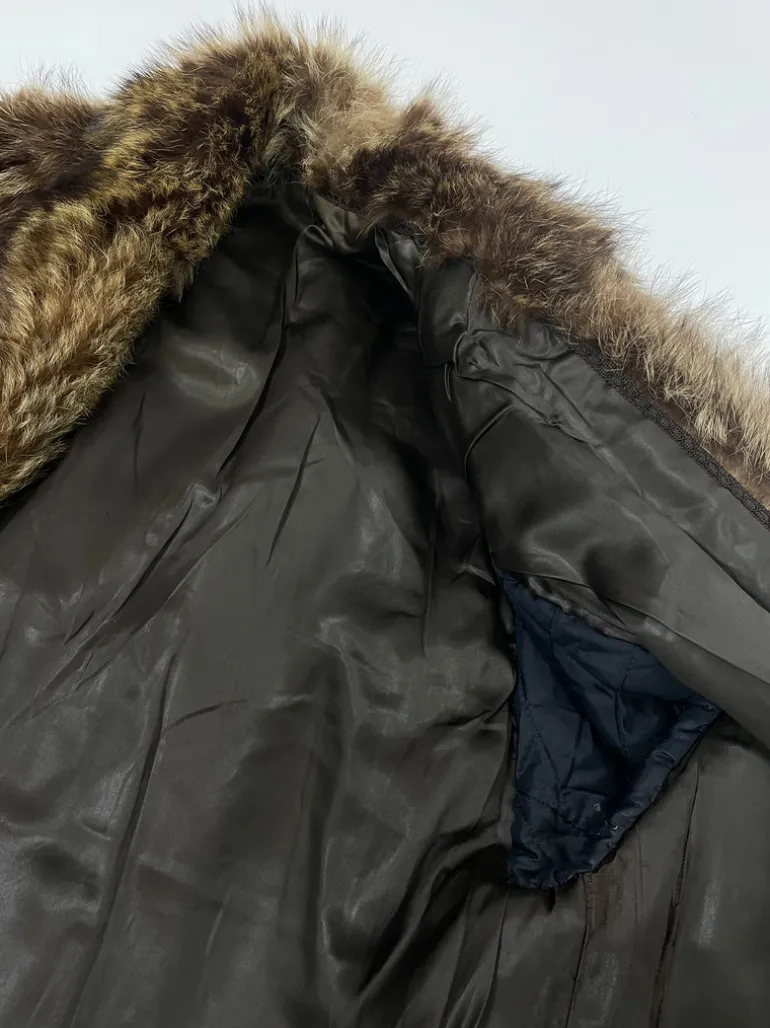 Leather Jacket con pelo sartoriale
