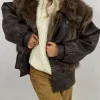 Leather jacket e pelliccia