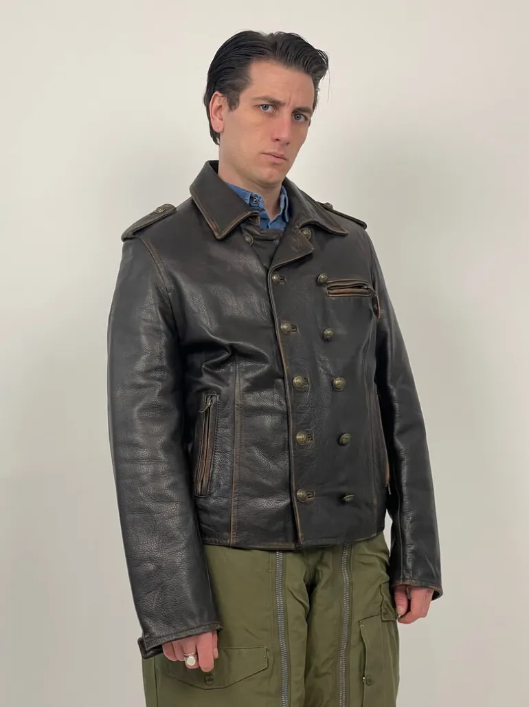 Lether jacket anni '80