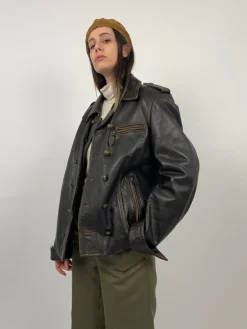 Lether jacket anni '80