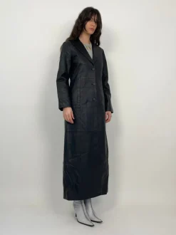 Long Leather Coat