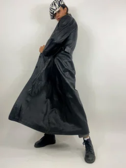 Long Leather Coat anni '70