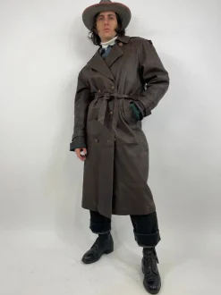 Long leather jacket anni ‘60