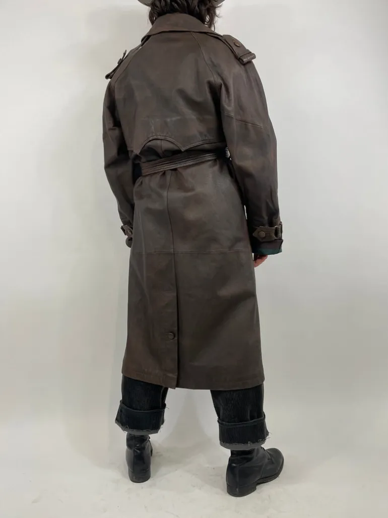 Long leather jacket anni ‘60