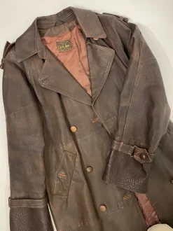 Long leather jacket anni ‘60