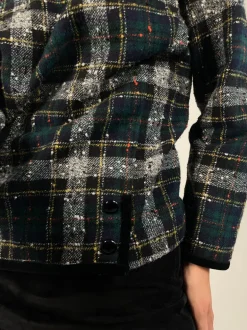 Maglia Luisa Spagnoli in lana a quadri
