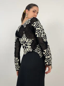 Maglione cropped Moschino
