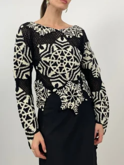 Maglione cropped Moschino