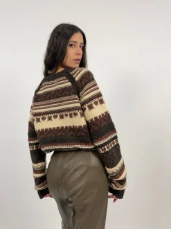 Maglione vintage in misto mohair