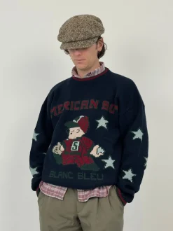 Maglione vintage in pura lana
