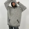 Maxi maglione in alpaca vintage