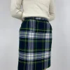 Minigonna lana tartan