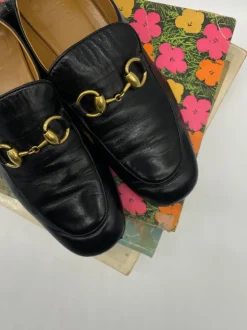 Mocassino Gucci 1955 Horsebit Accent Leather Loafers - Numero 37