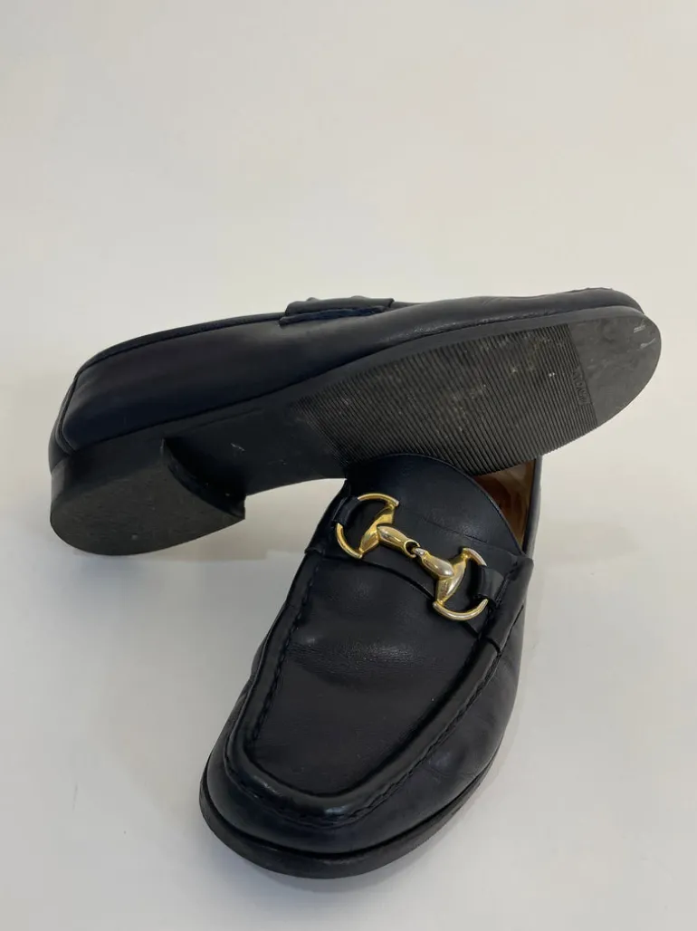 Mocassino vintage con fibbia oro - Numero 39