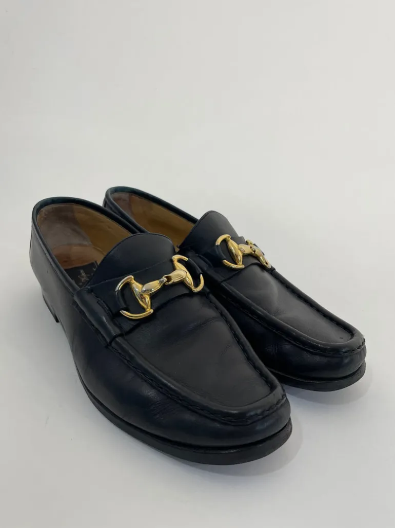 Mocassino vintage con fibbia oro - Numero 39