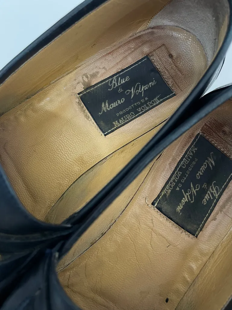 Mocassino vintage con fibbia oro - Numero 39